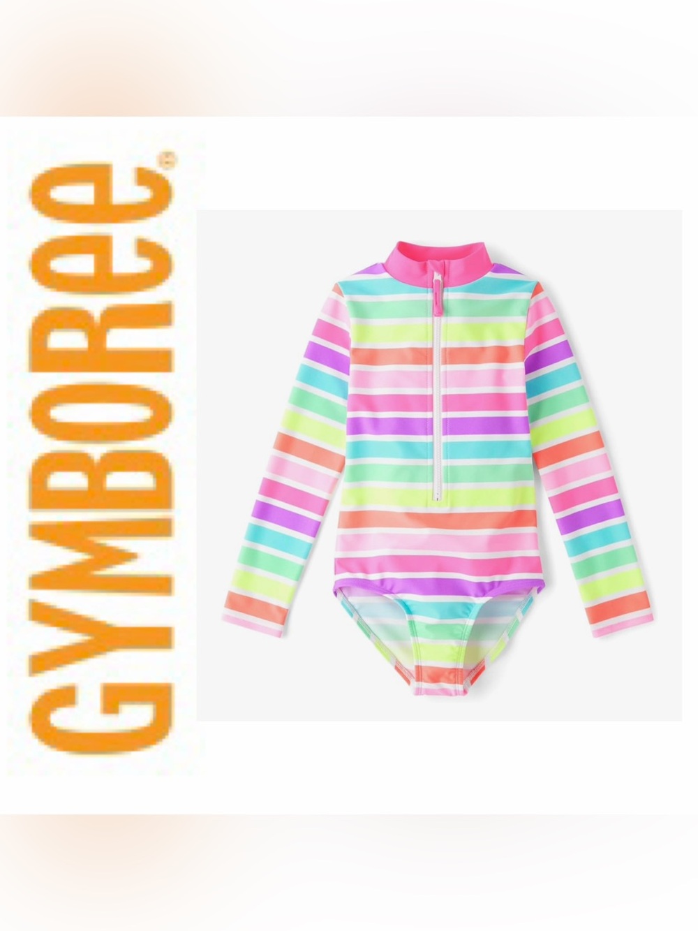 Gymboree Kids' Multicolor Striped Rashguard - Picture 1 of 3